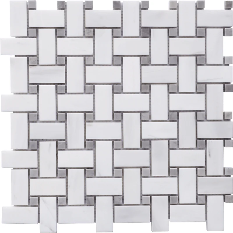 Sky White Bow Polished Mosaic